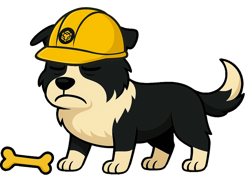 Greedy Dog Illustration
